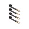 Tie 4 Safe 2" x 10' Wheel Lasso Lift Strap w/ Flat Snap Hook Tow Dolly Black, 4PK TWS21-2510-M3-BLK-C-4 - alternate 1